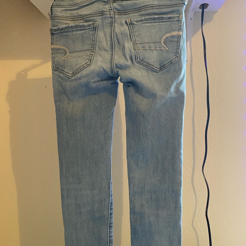 American eagle super super stretch skinny jeans